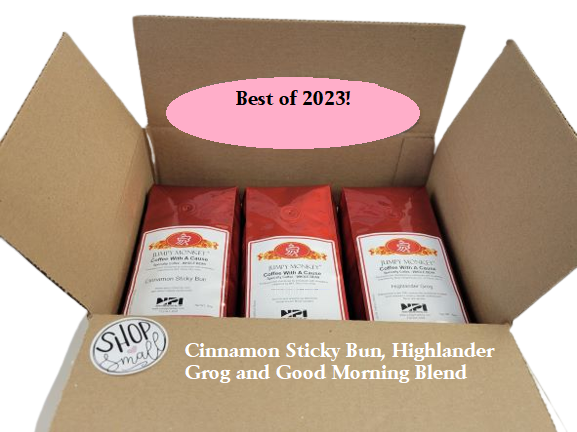 BEST OF 2023 - Cinnamon Sticky Bun, Highlander Grog & Good Morning Blend!!! - Jumpy Monkey® Coffee