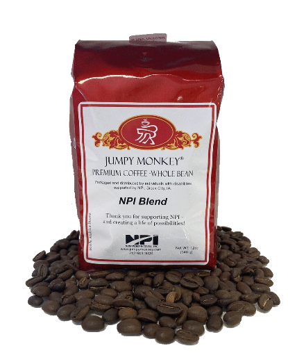NPI Blend - smooth, slightly smoky, full bodied - Jumpy Monkey® Coffee
