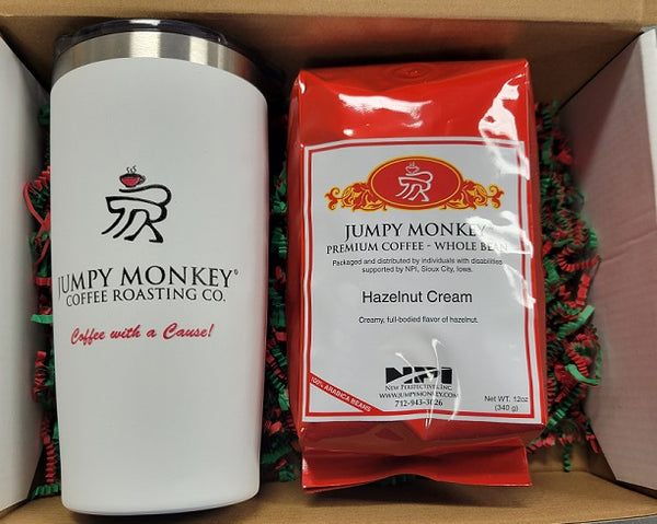 Jumpy Monkey 20 oz Tumbler, Insulated Stainless Steel  **NEW** - Jumpy Monkey® Coffee