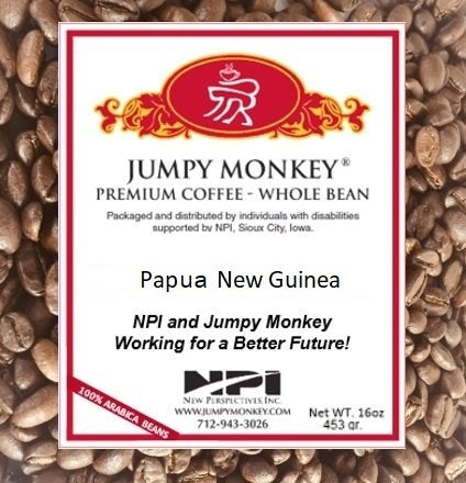 Papua New Guinea - sweet, lemon-lime flavors - Jumpy Monkey® Coffee