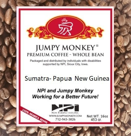 Sumatra-Papua New Guinea Blend - Jumpy Monkey® Coffee