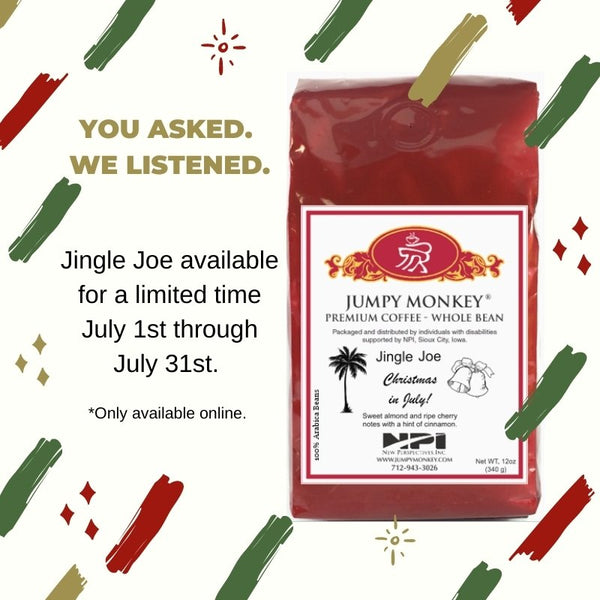 Jingle Joe - Christmas in July! - Jumpy Monkey® Coffee