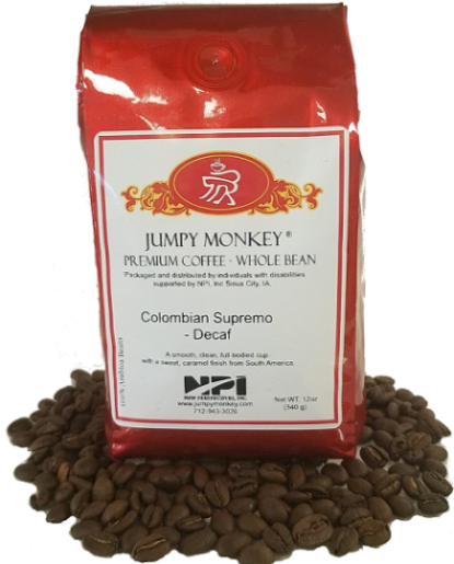 Colombian Decaf - Mountain Water Process - Jumpy Monkey® Coffee