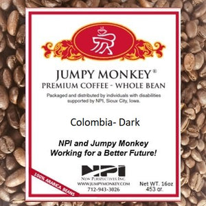 Colombia Dark - Jumpy Monkey® Coffee