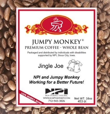 Jingle Joe - sweet almond and ripe cherry notes - Jumpy Monkey® Coffee