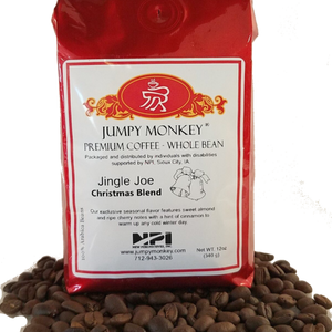 Jingle Joe - sweet almond and ripe cherry notes - Jumpy Monkey® Coffee