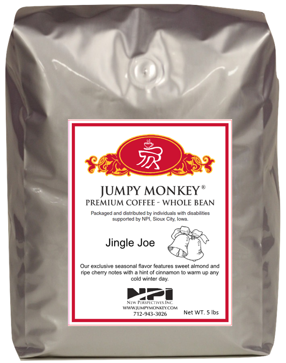 Jingle Joe - sweet almond and ripe cherry notes - Jumpy Monkey® Coffee