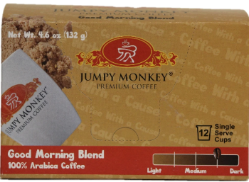 Good Morning Blend - K Cup Pods - Jumpy Monkey® Coffee