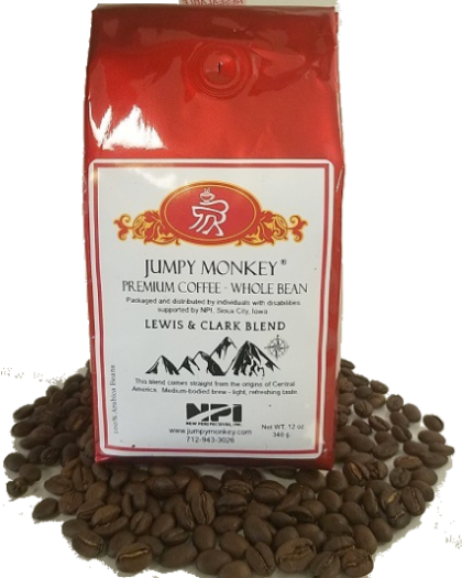 Lewis & Clark Blend - medium bodied brew - Jumpy Monkey® Coffee