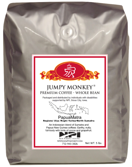 Sumatra-Papua New Guinea Blend - Jumpy Monkey® Coffee