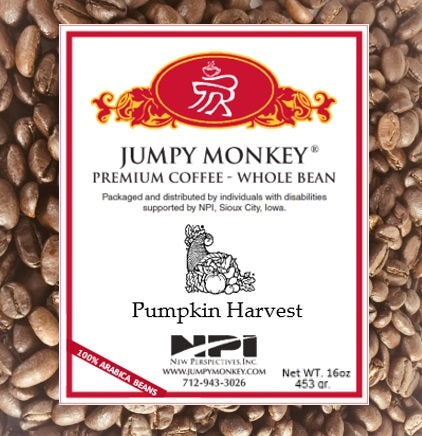 Pumpkin Harvest - creamy, pumpkin delight - Jumpy Monkey® Coffee
