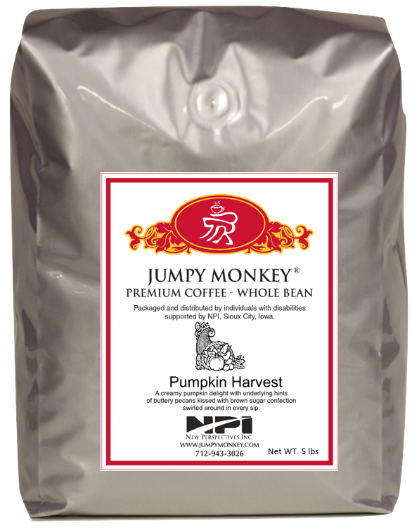 Pumpkin Harvest - creamy, pumpkin delight - Jumpy Monkey® Coffee