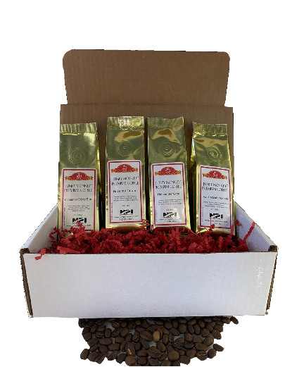 Flavored Sampler Box - 4 samples | Jumpy Monkey Coffee