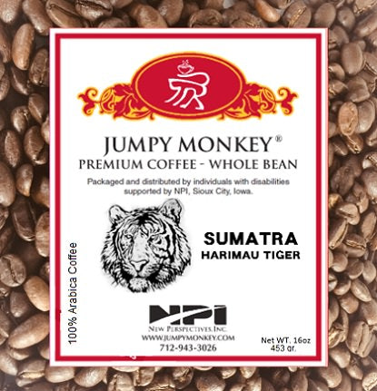Sumatra Harimau Tiger | Jumpy Monkey Coffee