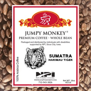 Sumatra Harimau Tiger - Jumpy Monkey® Coffee