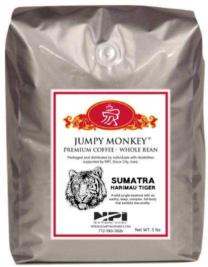 Sumatra Harimau Tiger - Jumpy Monkey® Coffee